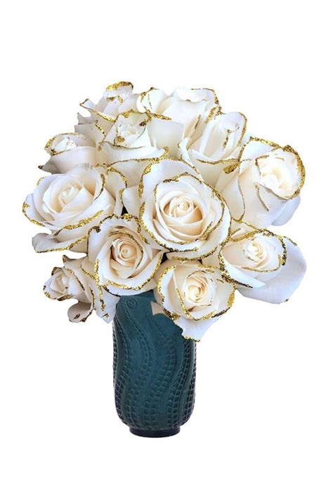 White Glitter Roses Online Roses For Sale Flower Explosion