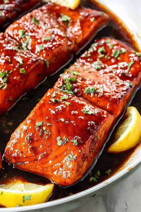 Easy Honey Glazed Salmon Recipe