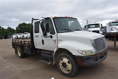 2003 International Durastar 4300 12 Ft Flatbed Truck 220hp 6 Speed