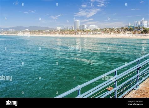 Santa Monica beach in Los Angeles, California, USA Stock Photo - Alamy