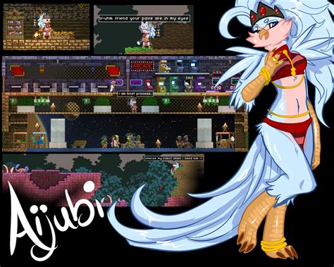 Starbound Aijubi The Avian Princess By Mystikmeep On Deviantart