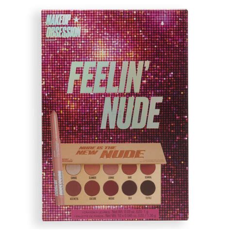 Makeup Obsession Feelin Nude Set cadou Paletă farduri de pleoape Nude