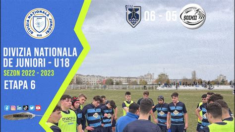 CSM Constanta ACS Soimii Dinamo Under 18 Rugby DNJ 2022 2023