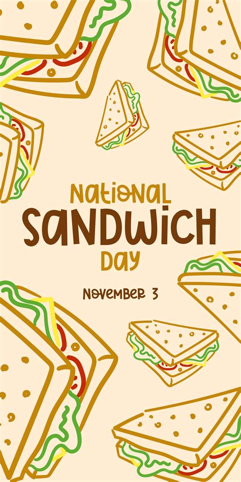 Vector Graphics Of National Sandwich Day Are Good For Celebrating