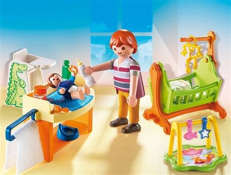 5304 Playmobil Baby Room With Cradle Dollhouse Suitable For Ages 4