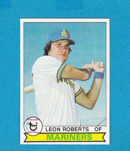 1979 TOPPS BASEBALL SET BREAK 166 LEON ROBERTS MARINERS NM MT EBay