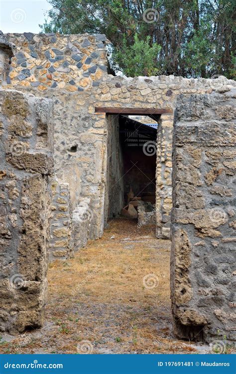 Pompei In Italy Campania Ancient Roman City Destroyed By The