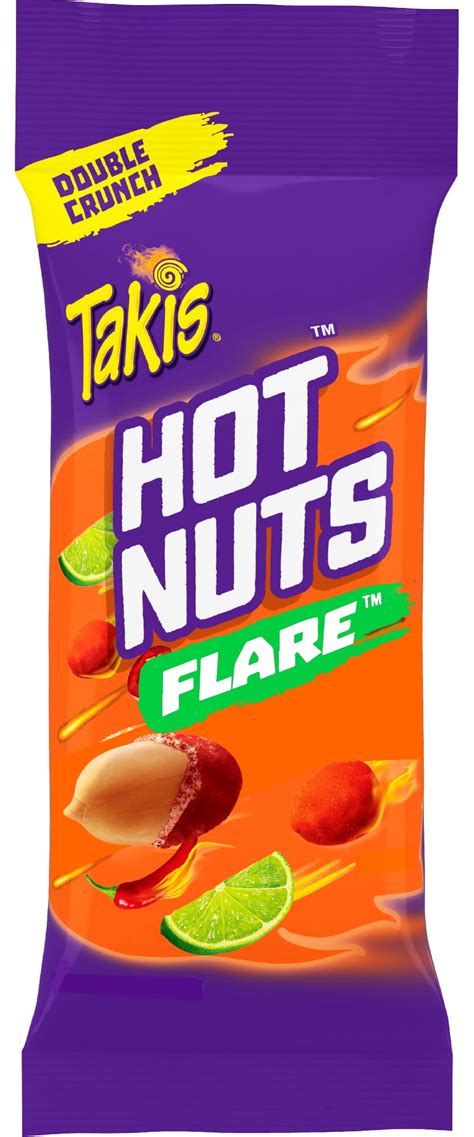 Takis Flare Hot Nuts 32 Oz Pouch Chili Pepper And Lime Flavored Spicy