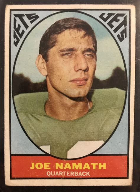 Topps Joe Namath R Football Cards