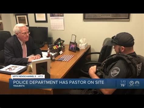 Pastor Has Office At Tequesta Police Department