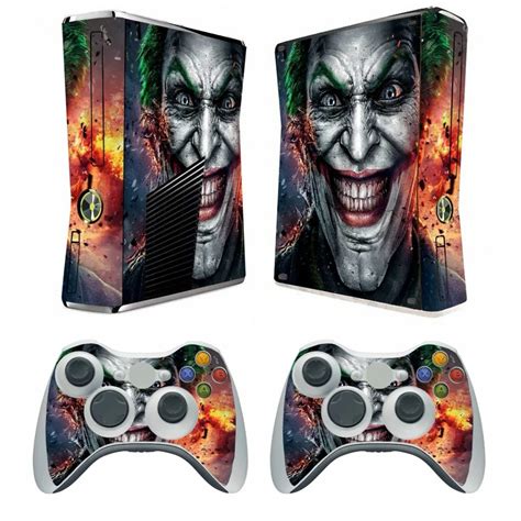 Joker Vinyl Skin Sticker Protector For Microsoft Xbox Slim And