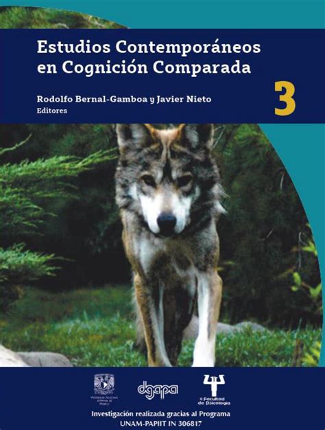 Estudios Contempor Neos En Cognici N Comparada Libro