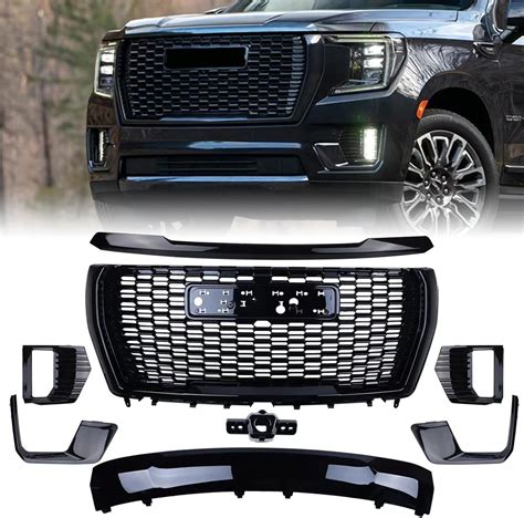 Amazon KAMDKI Grille Set 8pcs Compatible With 2021 2024 GMC Yukon