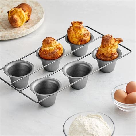 Baker S Mark Oz Non Stick Carbon Steel Popover Pan Cup Capacity