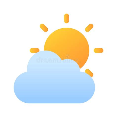 A Weather Icon Represents Various Atmospheric Conditions Such As Sun