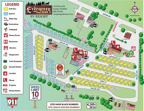 Evergreen Park Map