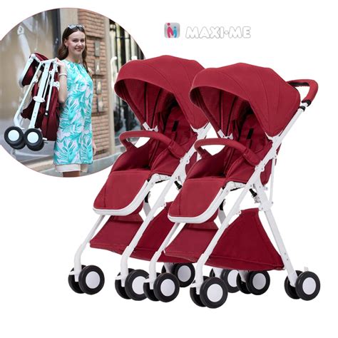 Twin Stroller Baby Carriage Prams For Newborns Cute Twins Lightweight ...