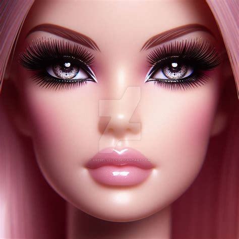 Barbie Portrait Closeup By Xrebelyellx On Deviantart