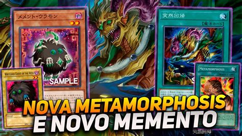 Carta De Magia Inspirada Na Metamorf Se E Novo Memento Yu Gi Oh