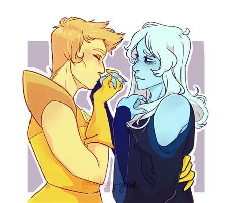 By Blueberry Ghost On Tumblr Yellow And Blue Diamond Steven