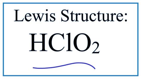 Chlorous Acid Lewis Structure