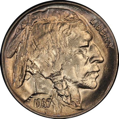 1937 D 3 Legs 5c Ms | Buffalo Nickels | Coin