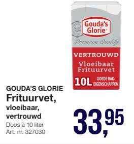 Gouda S Glorie Frituurvet Vloeibaar Vertrouwd Aanbieding Bij Bidfood