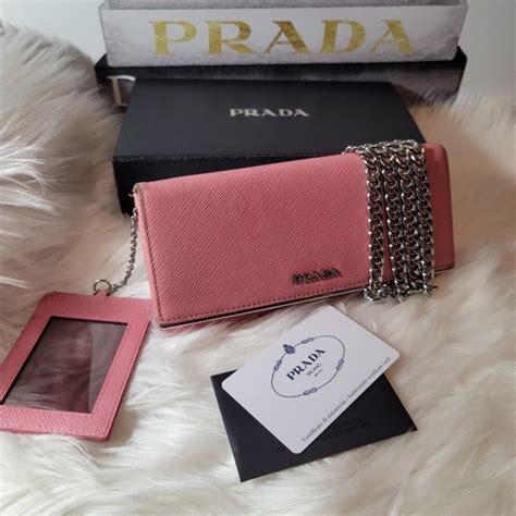 Prada Bags Authentic Prada Saffiano Metal Leather Long Bifold