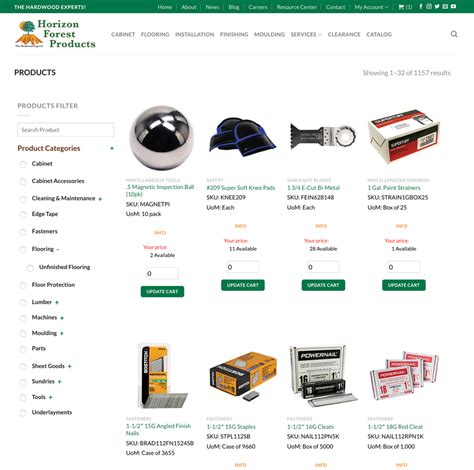 Horizon Forest Products Launches New Ecom Website – Horizon Forest Products