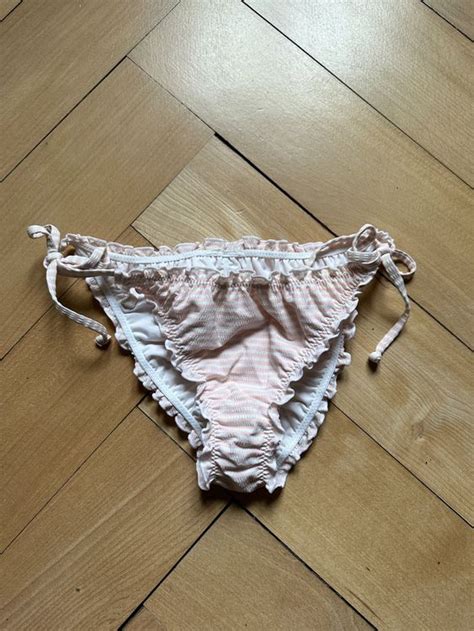 Bikini Slip Rosa Weiss Gestreift S Kaufen Auf Ricardo