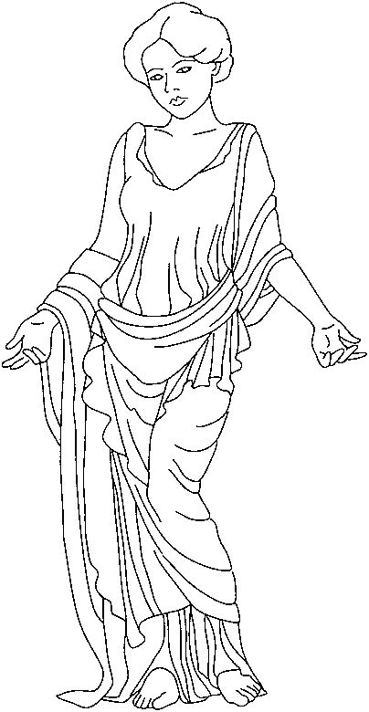 Venus Greek Goddess Coloring Page Coloring Pages