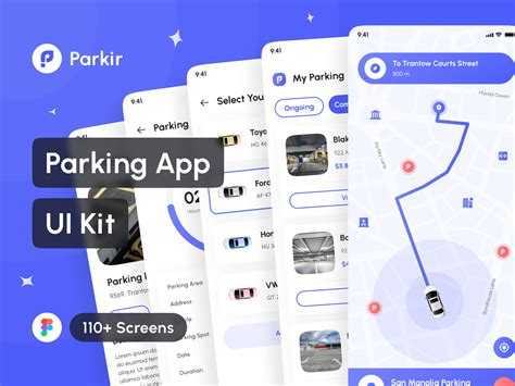 Parkir Parking App UI Kit Behance