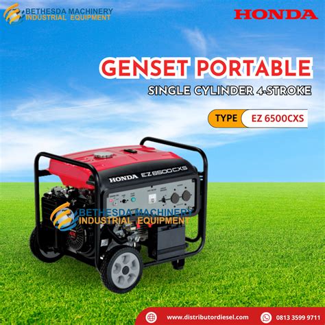 Genset Portable Honda EZ 6500CXS - Distributor Diesel