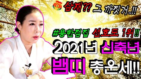 용한점집 강남분당점집 2021년 신축년 뱀띠 총운세삼재그까짓거괜찮아요 Youtube