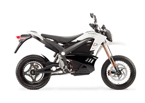 Zero Ds Electric Motorcycle White Profile Right White Background