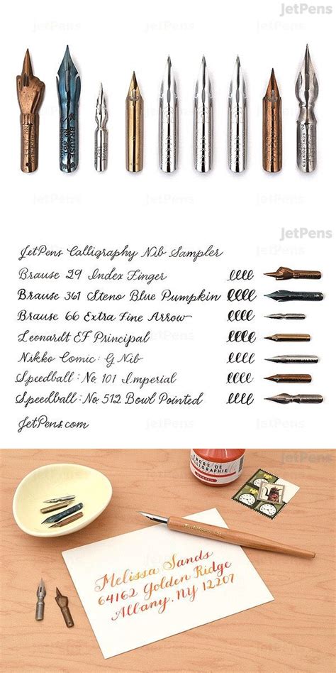 How To Use Different Calligraphy Nibs Calligraphy And Art