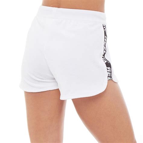 Buy Reebok Womens Workout Ready Meet You There Terry Shorts White