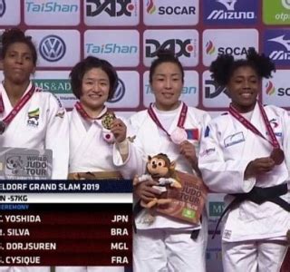 Rafaela Silva Fatura Medalha De Prata No Dia Do Grand Slam De Dusseldorf