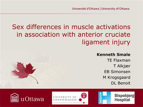 PDF Sex Differences In Muscle Activations In Association With Anterior Cruciate Ligament Injury