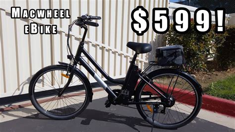 Budget City Electric Bike Macwheel Lne Youtube