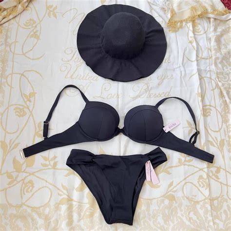 Victoria S Secret Swim Victorias Secret Twist Removable Pushup Bikini Swim Cheeky Bottom Set