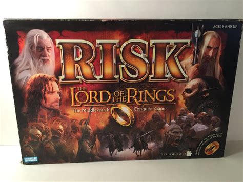 Risk Lord Of The Rings Middle Earth Conquest Game Parker Bros 2002 No Instruct 1905271646