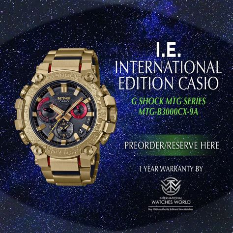 Casio International Edition G Shock Mtg Series Mtg B Cx A Limited