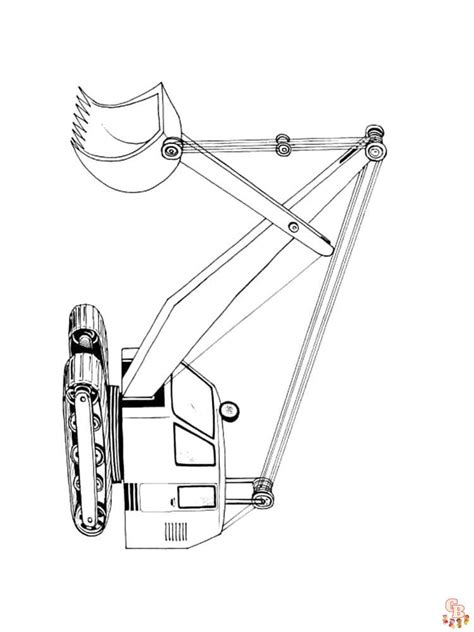 Beste Graafmachine Kleurplaten Voor Kinderen KleurplatenGB