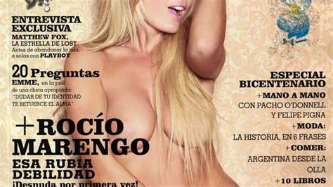 Exitoina Las fotos de Rocío Marengo en Playboy