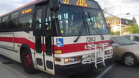 Ttc 1998 Nova Bus Rts Lift 7243 Youtube