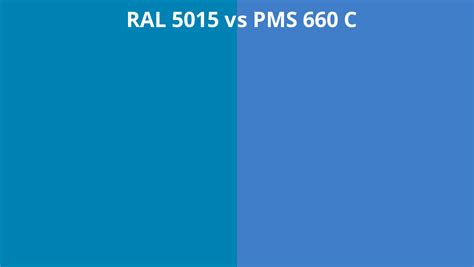 Ral 5015 Vs Pms 660 C Ral Colour Chart Uk