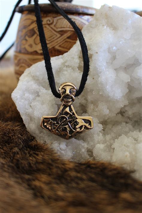 Bronze Mjolnir Pendant