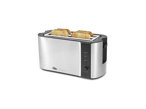 Maxi Matic Ect 3100 Elite Platinum 4 Slice Stainless Steel Long Toaster