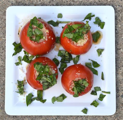 Parmesan Basil Grilled Tomatoes | The Nutritionist Reviews